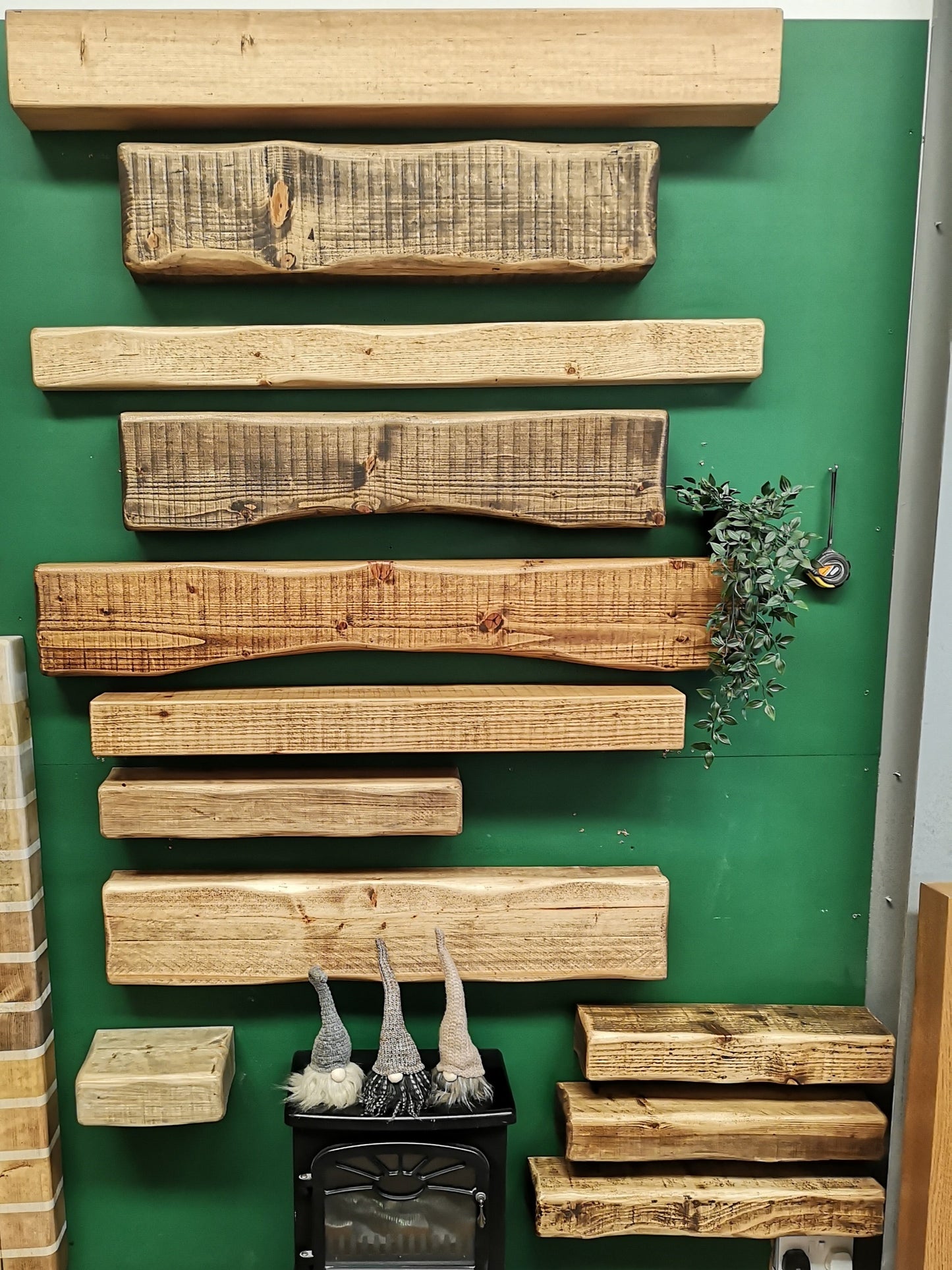 Shelf and Mantel Style Beams