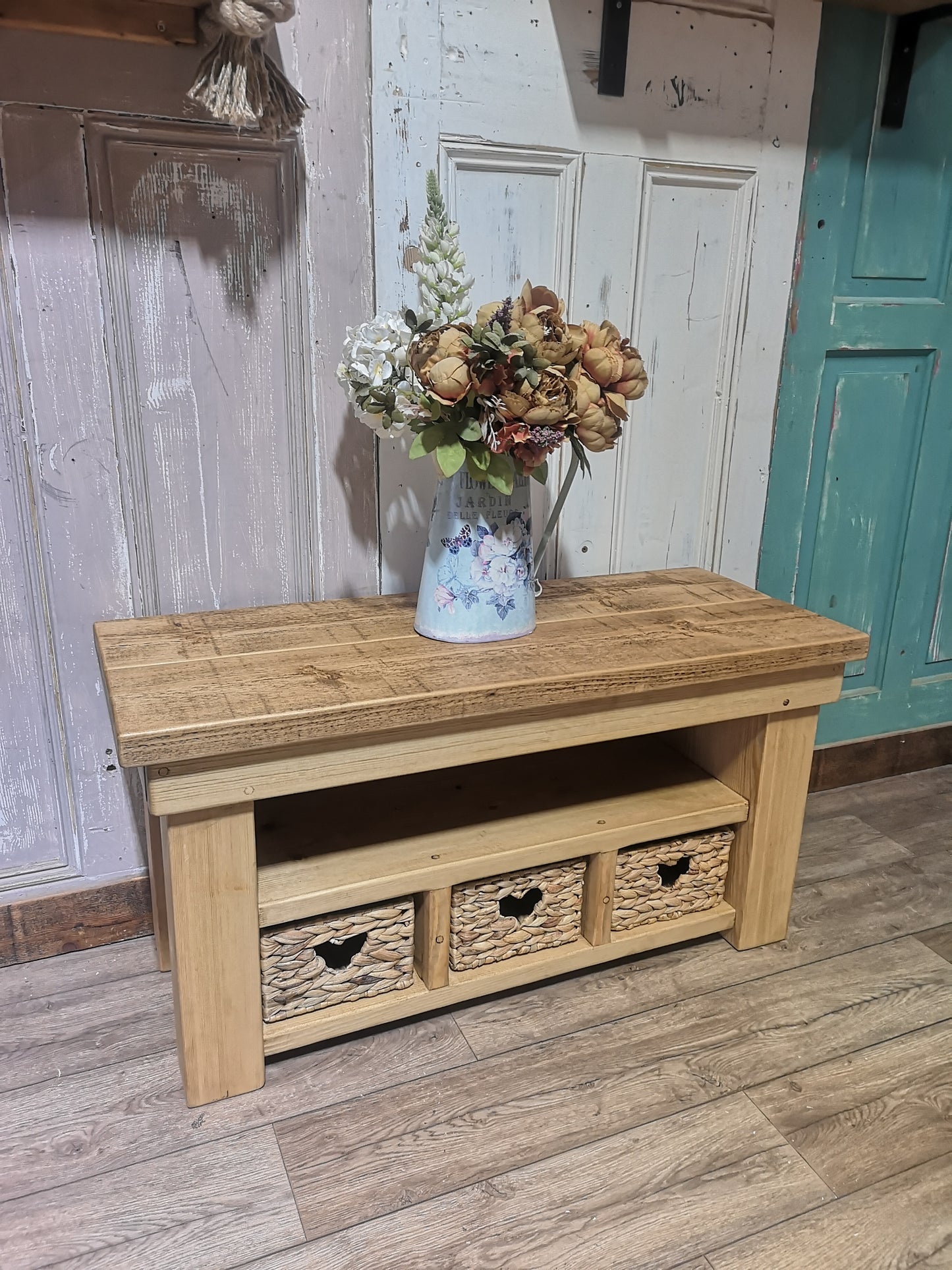 3 Basket - Medium Oak