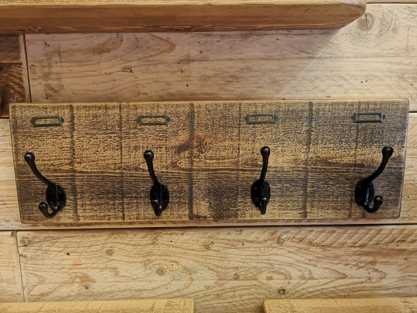 Coat Hooks with Name Plates