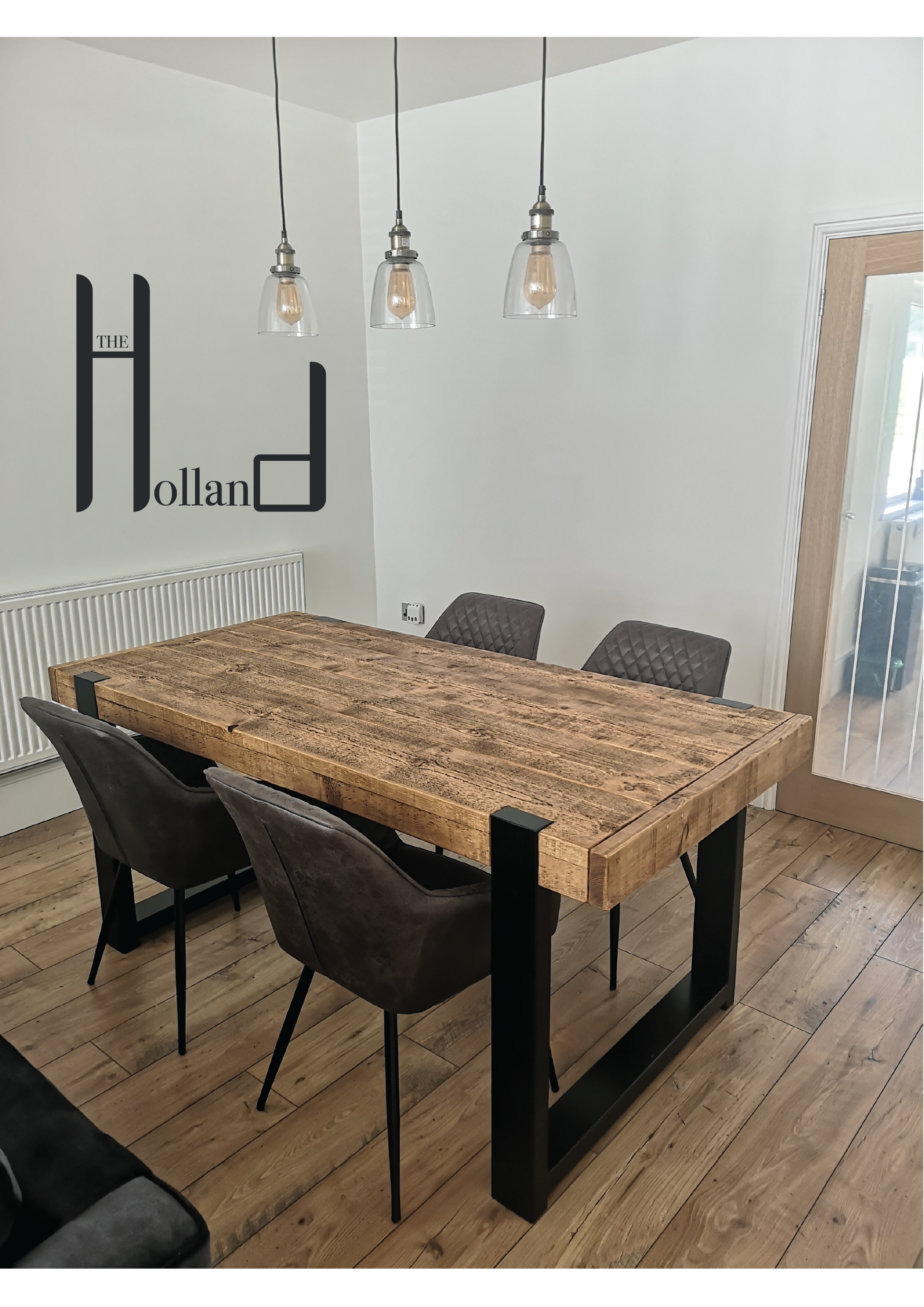 Medium Oak & Black