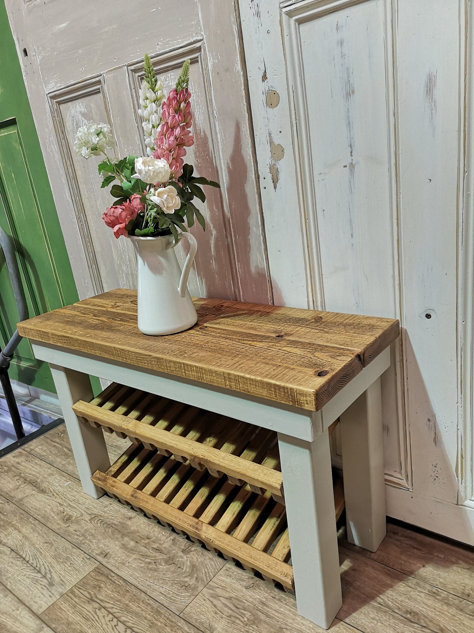 Medium Oak & Soft Grey Solid