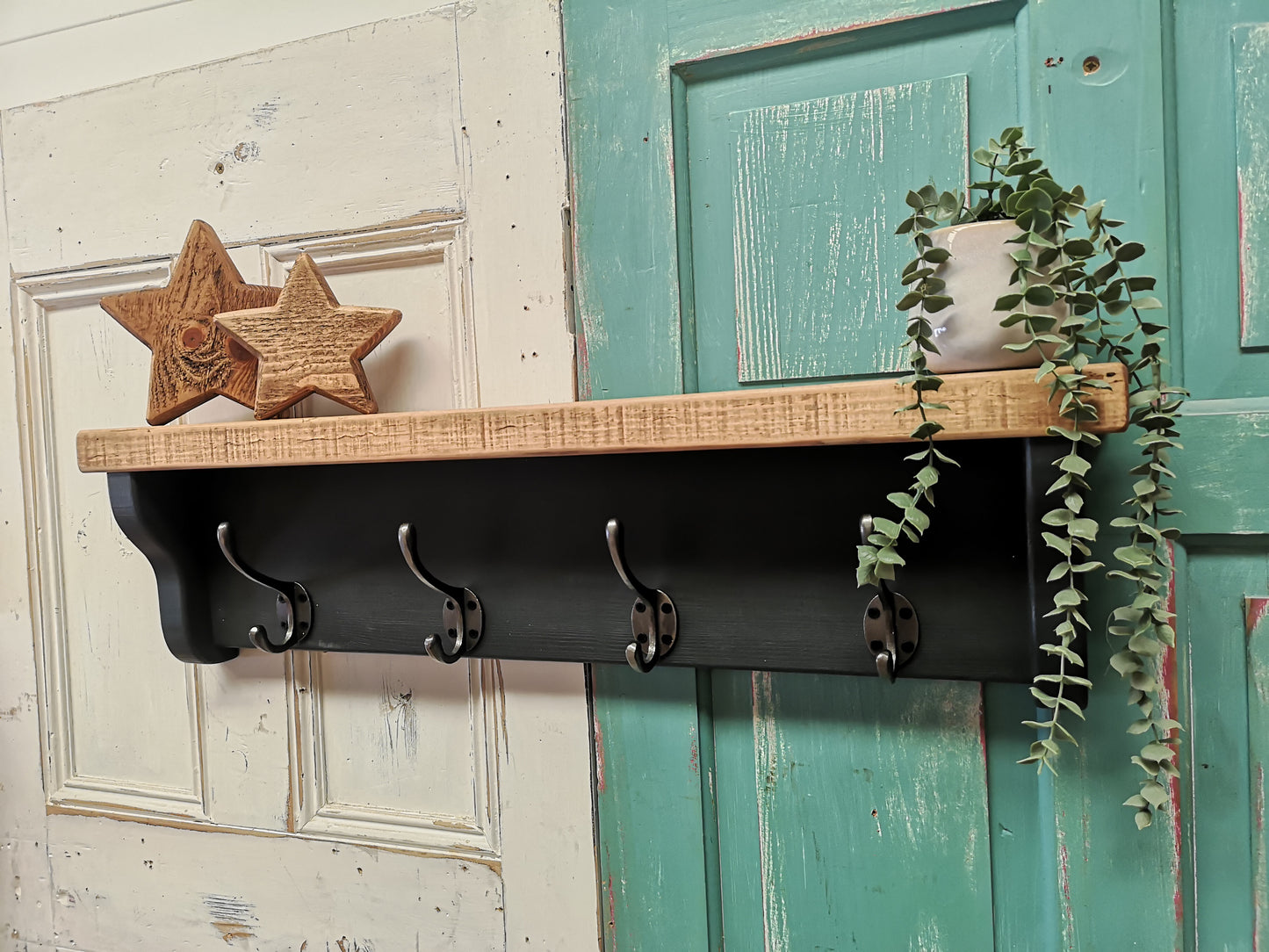 Medium Oak & Pitch Black Solid