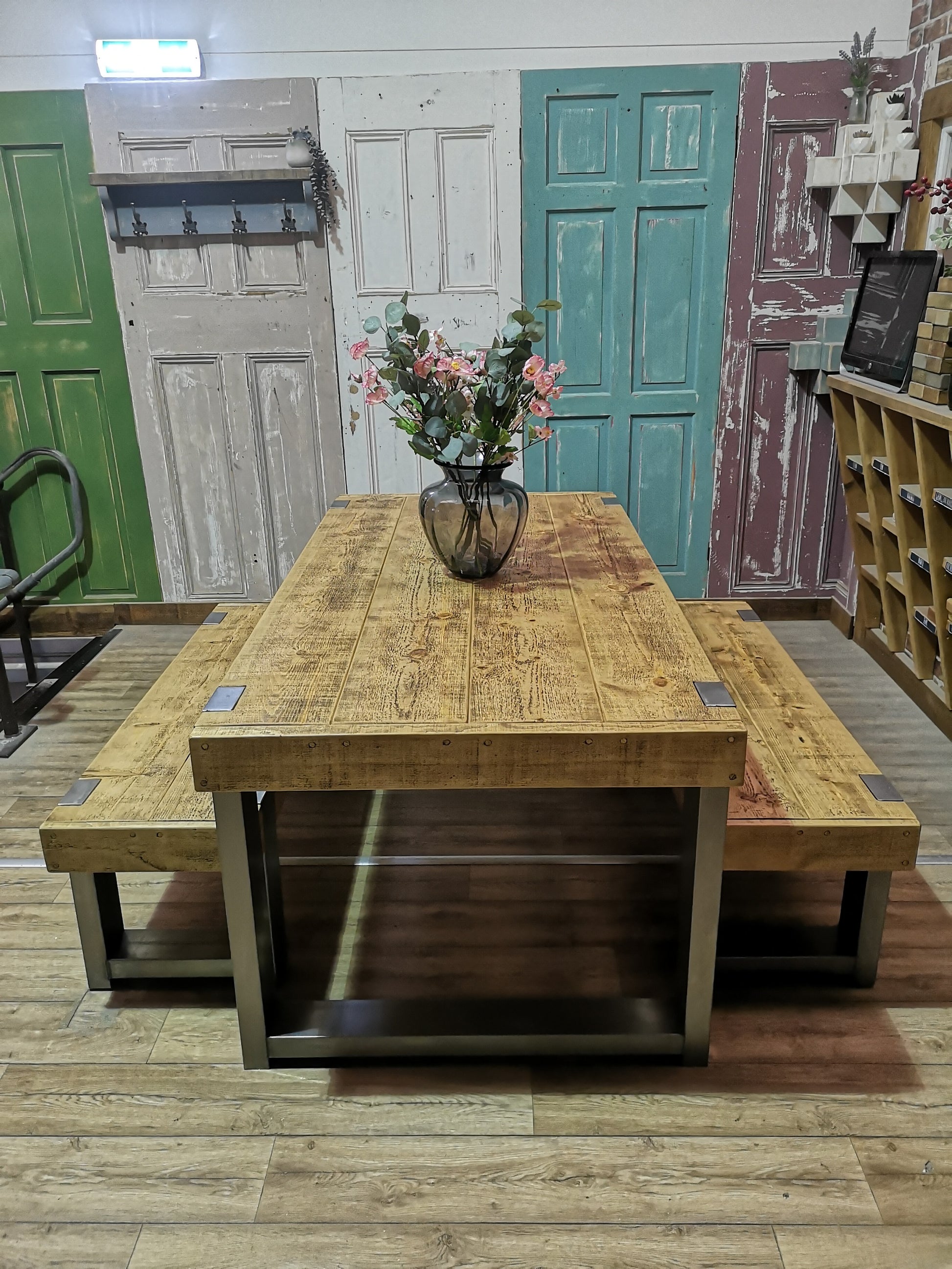 Medium Oak & Clear Laquer legs