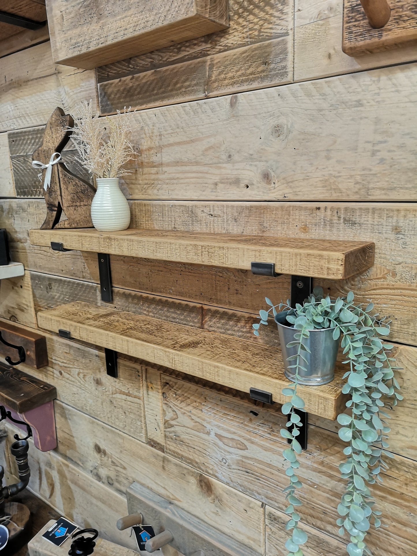 Downer Shelf in Light Oak - 12.5cm depth