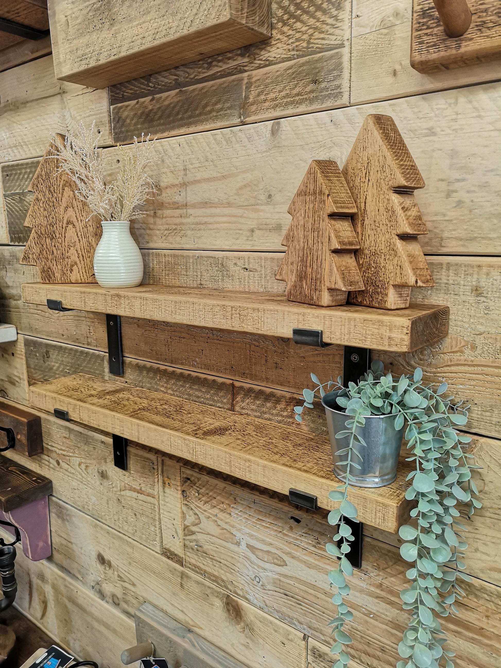 Downer Shelf in Light Oak - 12.5cm depth