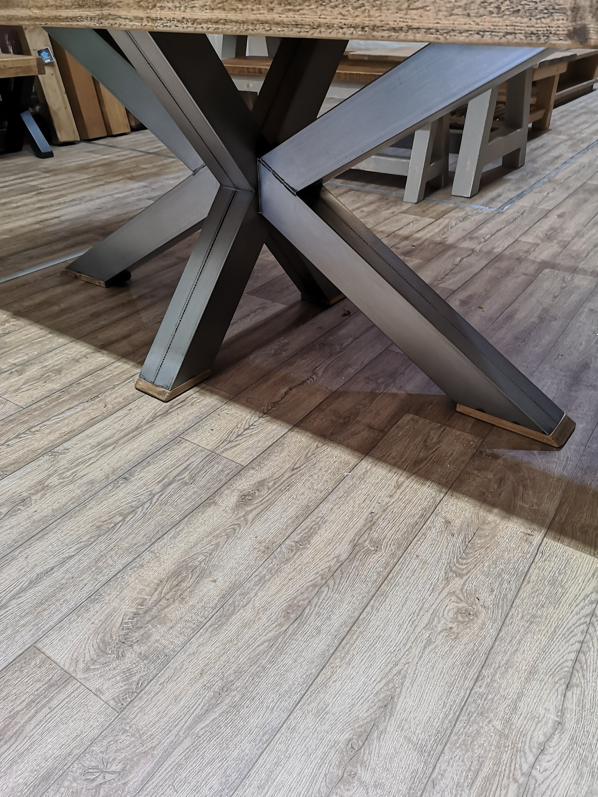 Clear Laquer on Table Base