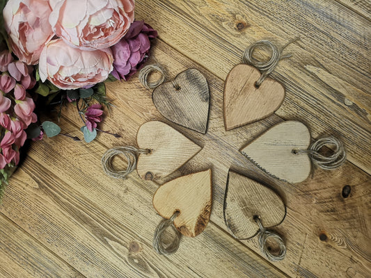 Small Hanging Hearts