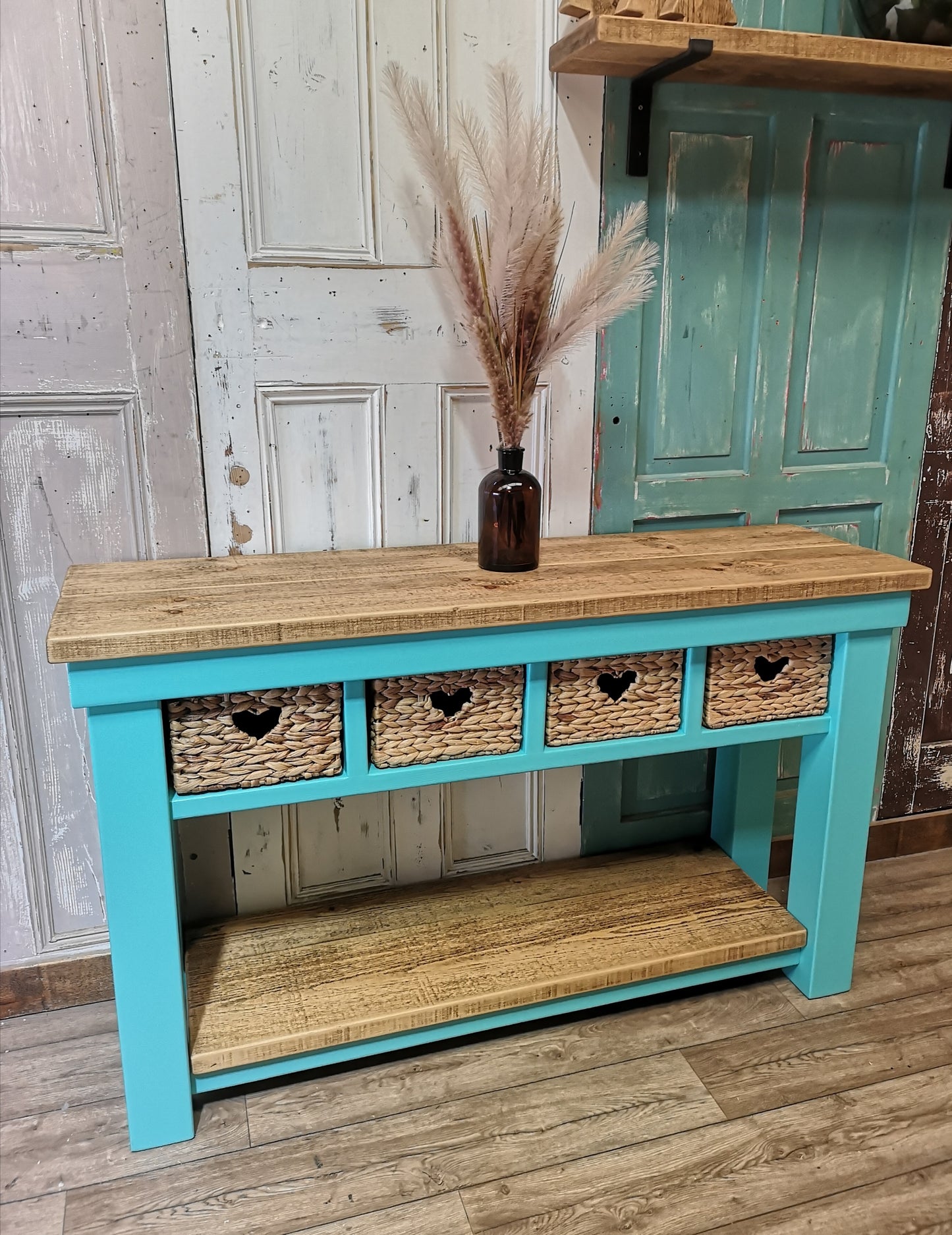 Farmhouse Funky Shelf Sideboard