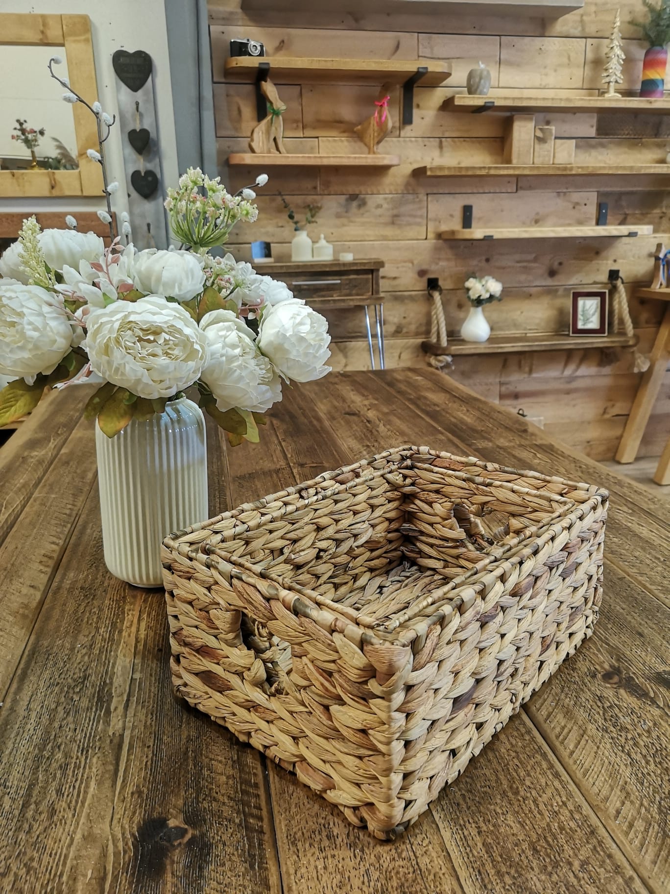 Small inside large basket