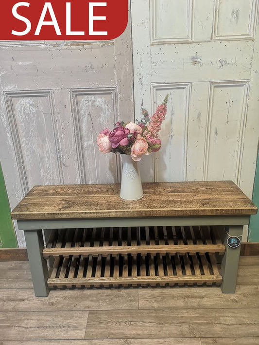 OUTLET - Farmhouse Funky Shoe Rack - Large