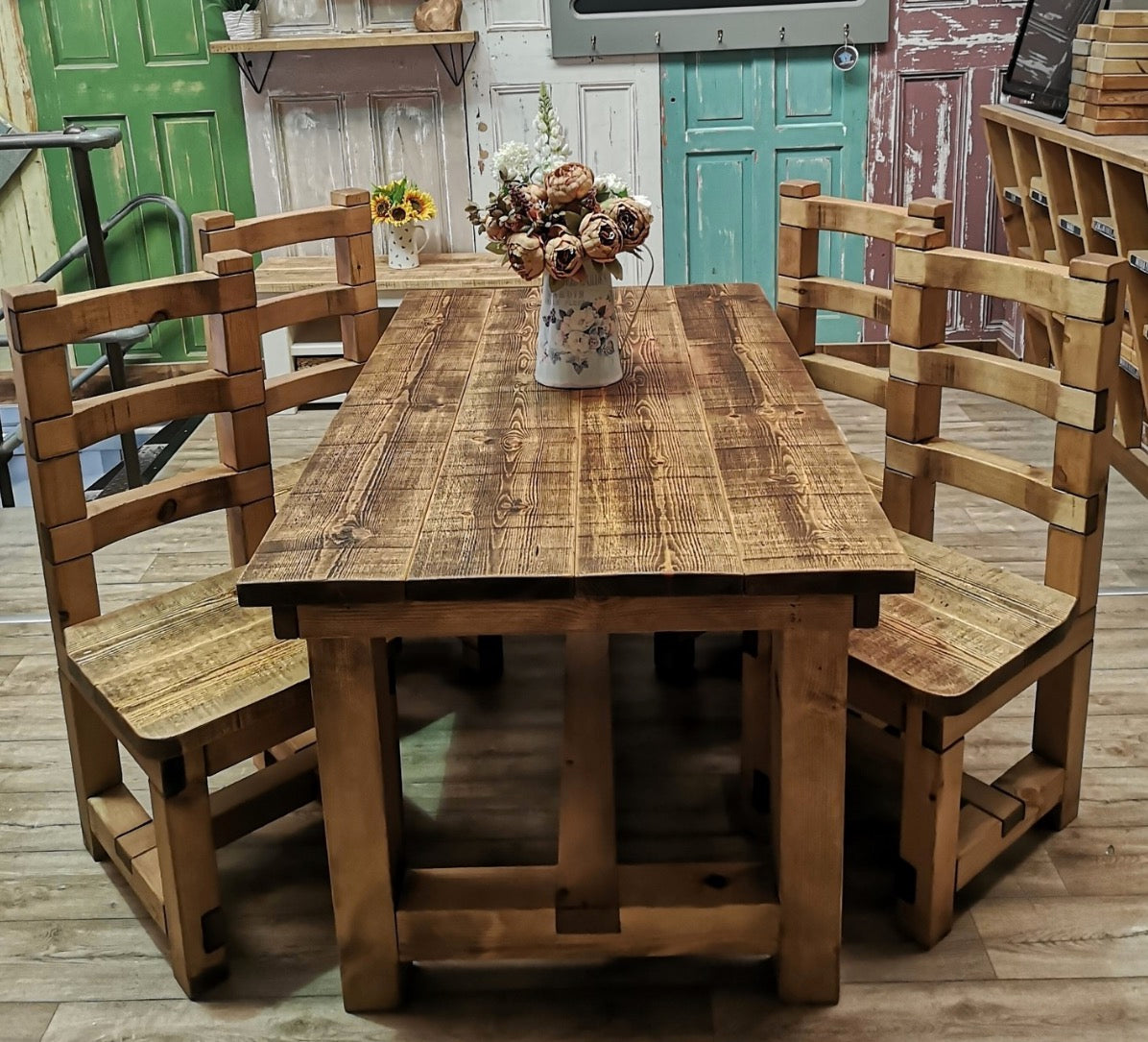 Farmhouse Funky Dining Chair