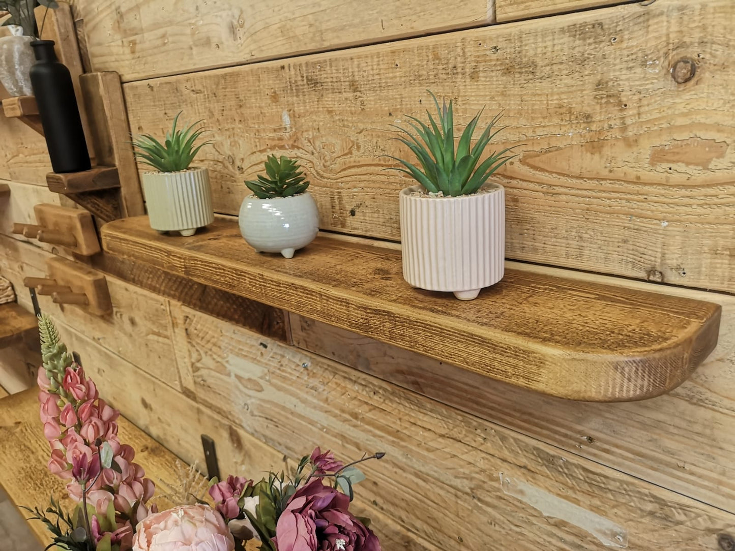 Medium Oak with Curved Edges