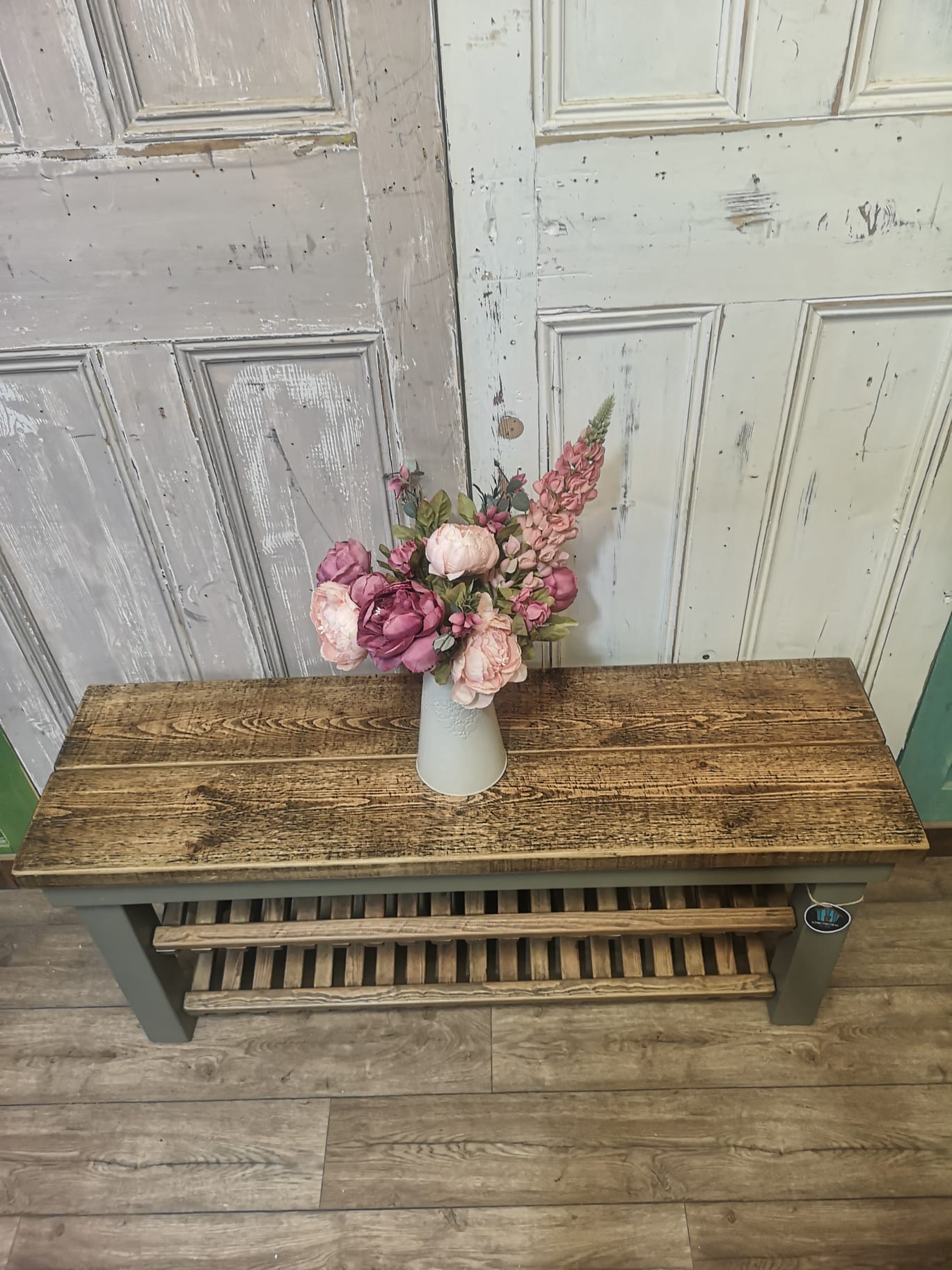 OUTLET - Farmhouse Funky Shoe Rack - Large